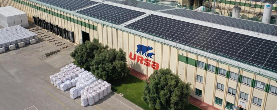URSA XPS-Produktion in El Pla/Spanien.  Fotocredit: URSA, honorarfrei