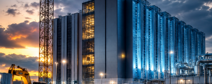 Rechenzentrum in der NAcht