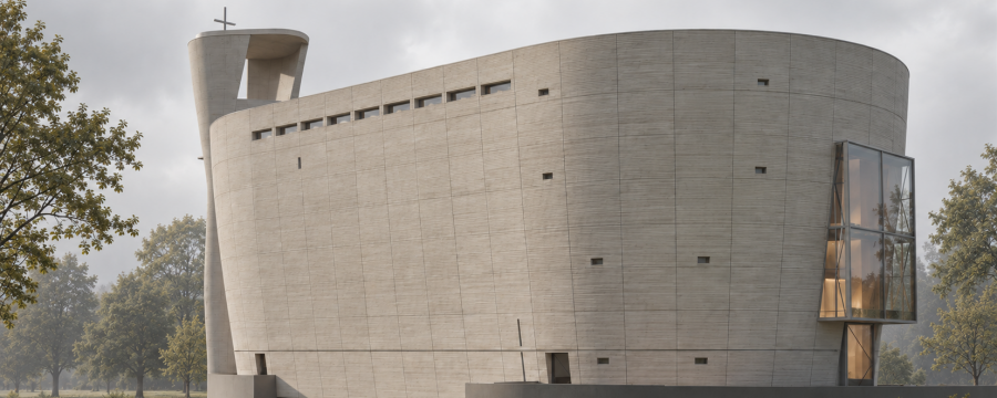 Kirche aus Beton