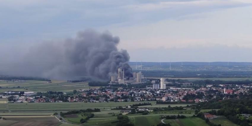 Zementwerk mannersdorf Brand