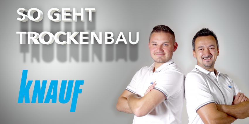 Zwei Männer in weißer Bauarbeiterkleidung