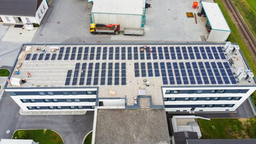 PV-Anlage Vogelperspektive