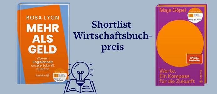 Zwei nominierte Titel des Brandstätter Verlages zum Wirtschaftsbuchpreis 2025
