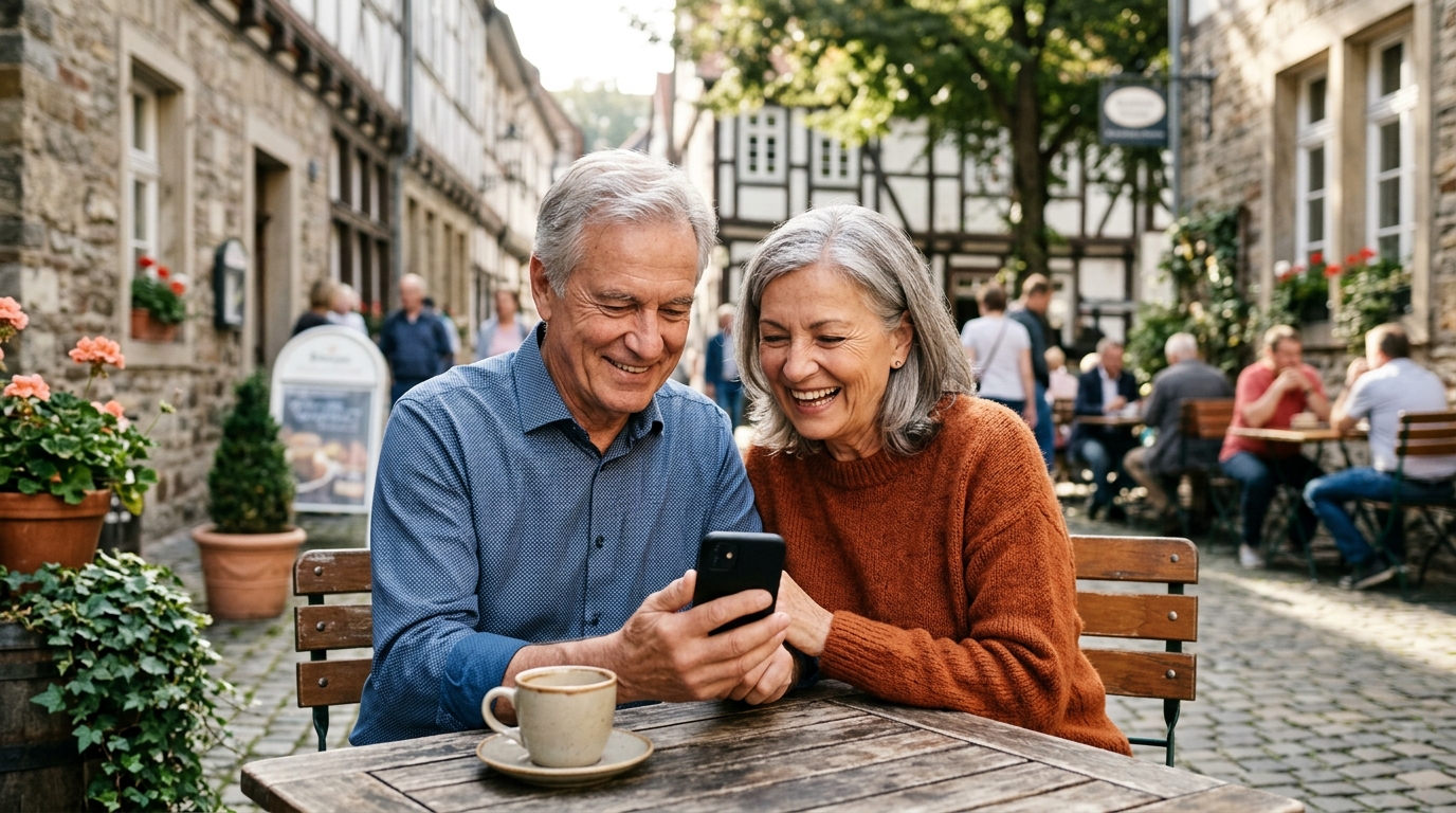 Neues Glück finden: Ein Leitfaden zum Online-Dating ab 60