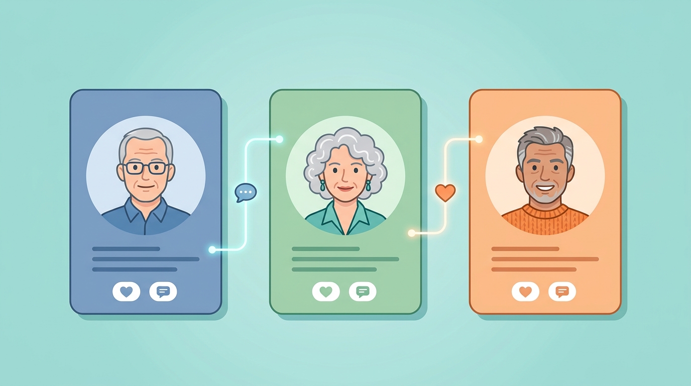 Neues Glück finden: Ein Leitfaden zum Online-Dating ab 60