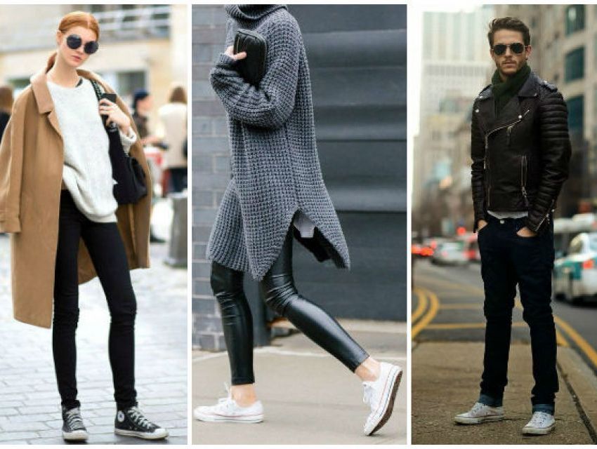 Converse ile Kış Kombinleri