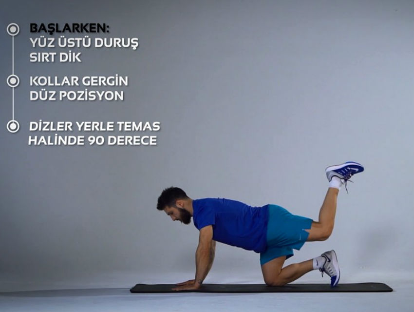 Donkey Kick Egzersizi Nasıl Yapılır?