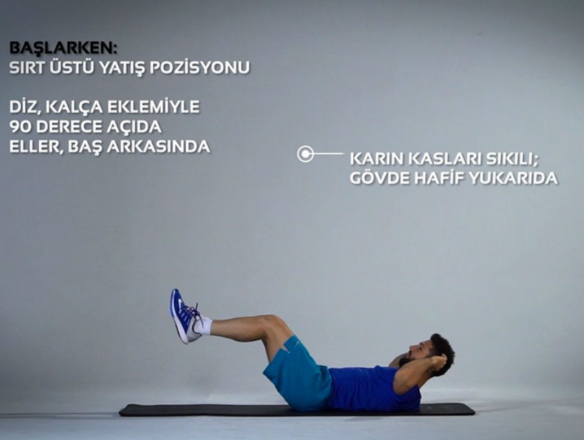 Bicycle Crunch Egzersizi Nasıl Yapılır?