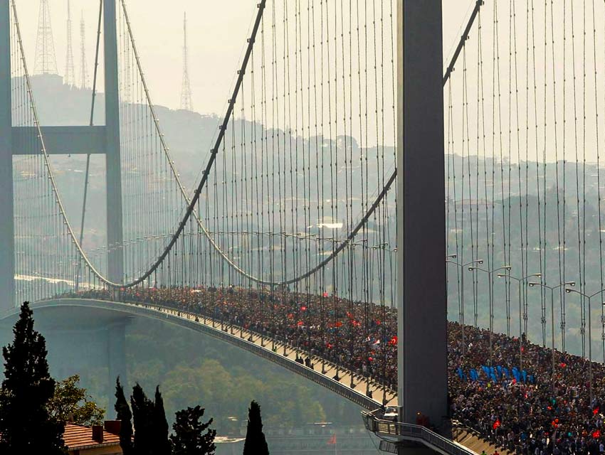 Avrasya Maratonu’ndan Renkli Görüntüler