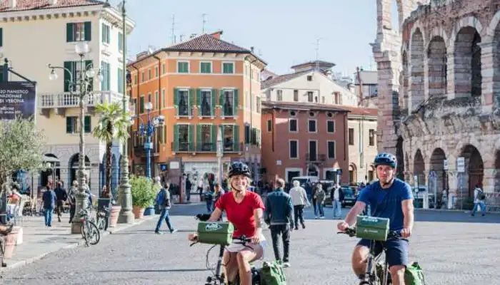 Cycling around Garda lake 