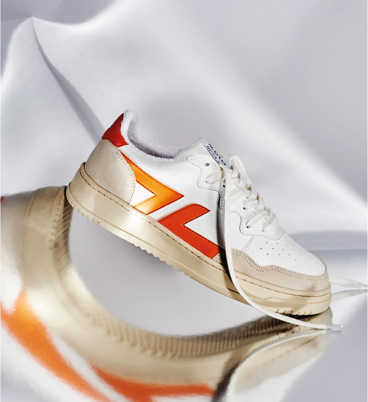 Zèta orange sneaker