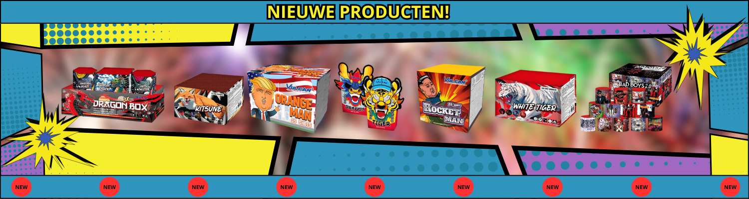 NIEUWE PRODUCTEN!
