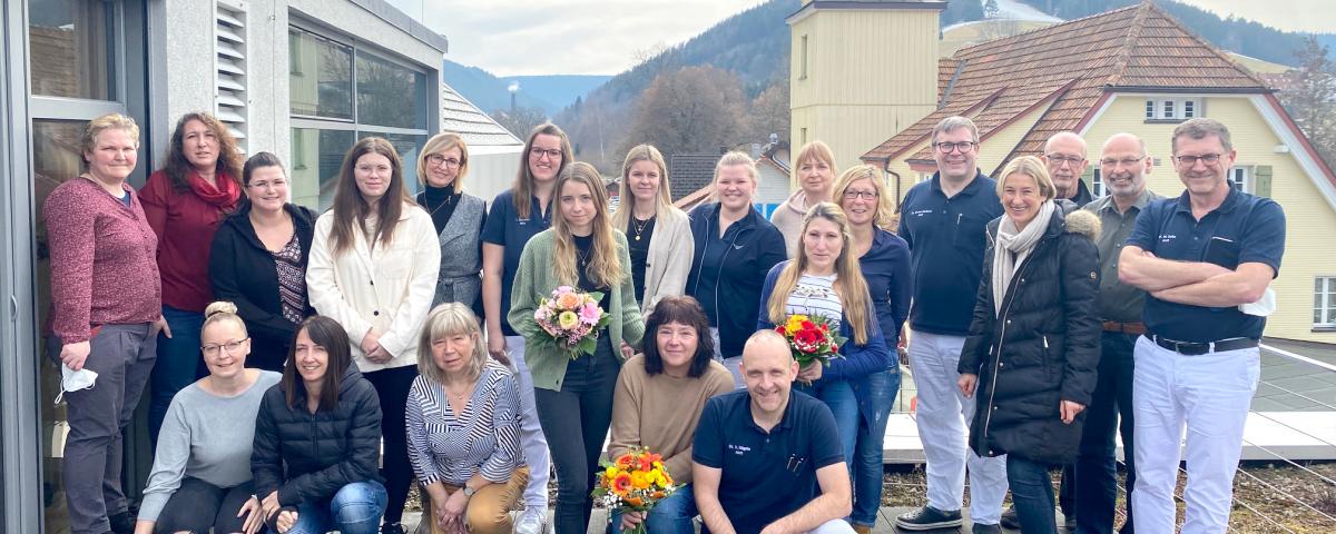 Die Mitarbeiter des Gesundheitszentrum Baiersbronn