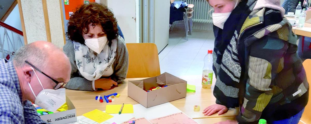 Prototypenbau bei dem Modellprojekt "Junges Wohnen"