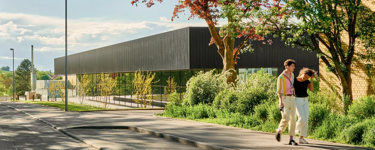 Die Kaltensteinhalle in Vaihingen hat den Holzbaupreis 2022 erhalten