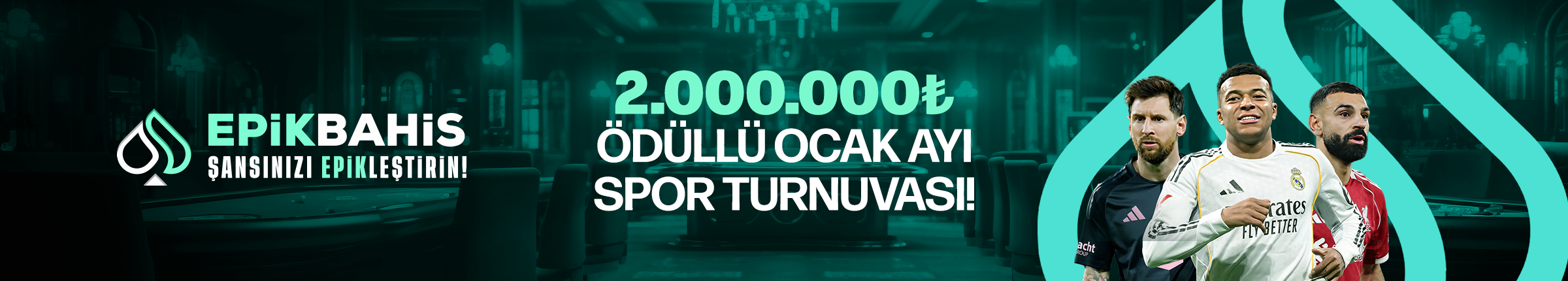 EPİKBAHİS ÜYELERİNE ÖZEL ARALIK AYI SPOR TURNUVASI