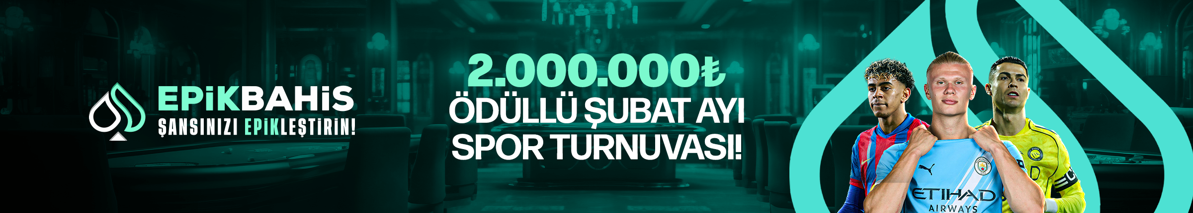 EPİKBAHİS ÜYELERİNE ÖZEL OCAK AYI SPOR TURNUVASI