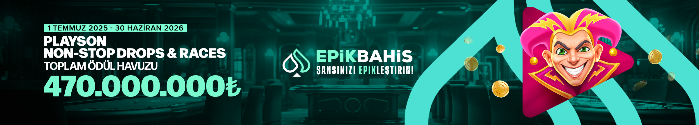 PLAYSON - NON-STOP DROPS & RACES