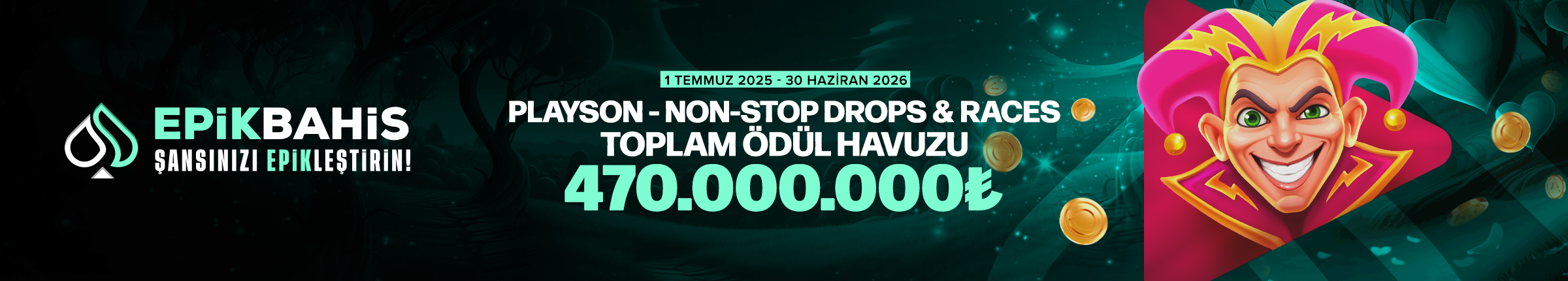 PLAYSON - NON-STOP DROPS & RACES