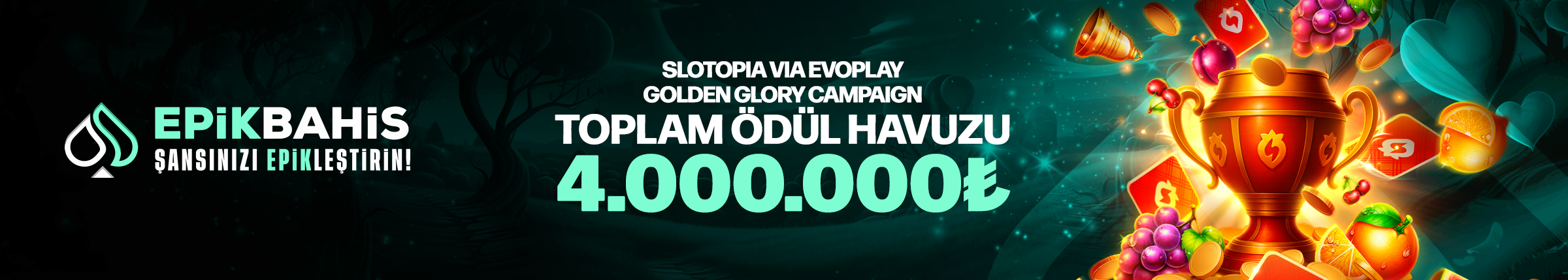 SLOTPIA VIA EVOPLAY - GOLDEN GLORY CAMPAIGN