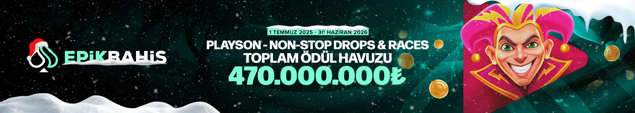 PLAYSON - NON-STOP DROPS & RACES