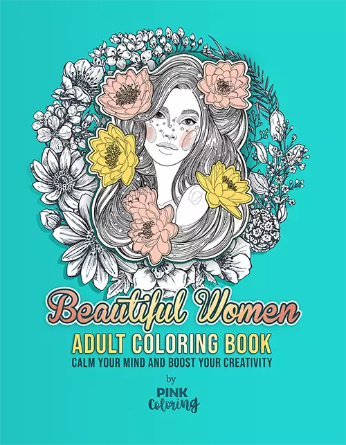 beautiful women Book cover design