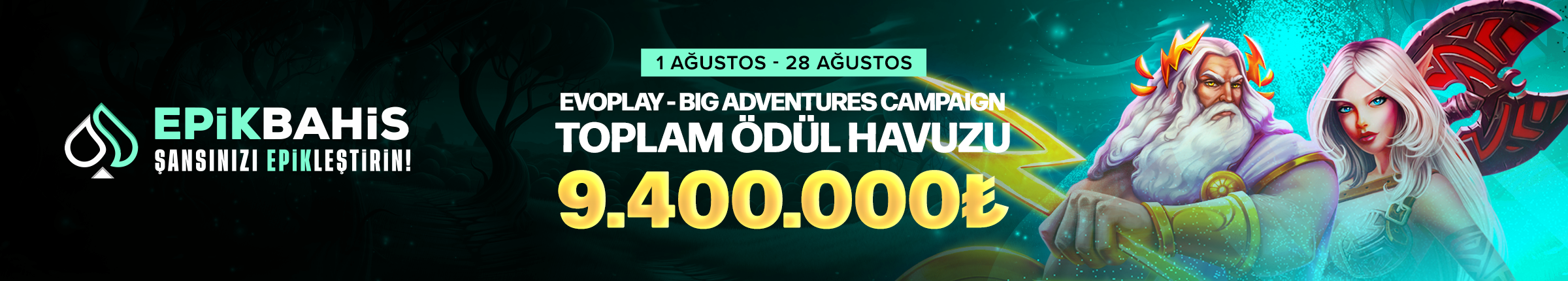 Evoplay Big Adventures turnuvaları