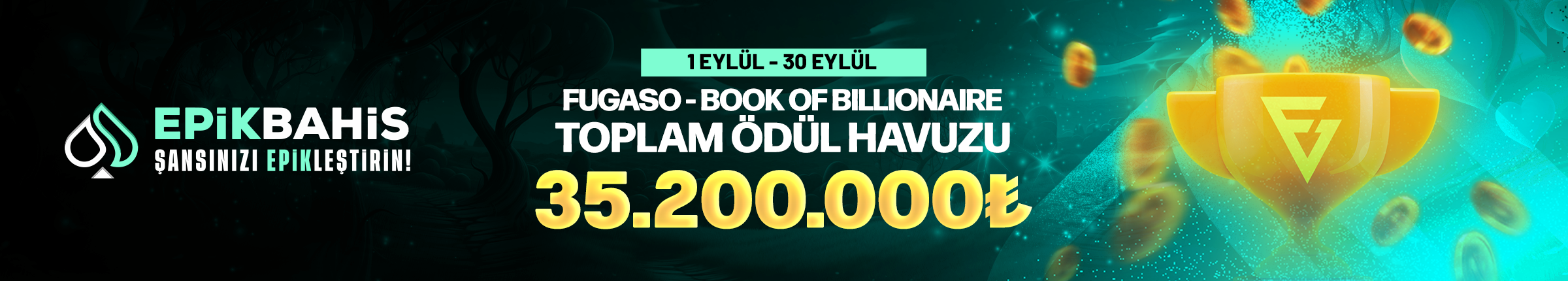 FUGASO BOOK OF BILLIONAIRE SLOT TURNUVALARI SERİSİ