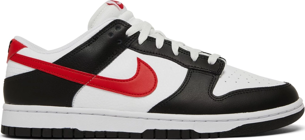 Dunk Low Black White Red -FB3354 001 - Hype Merch