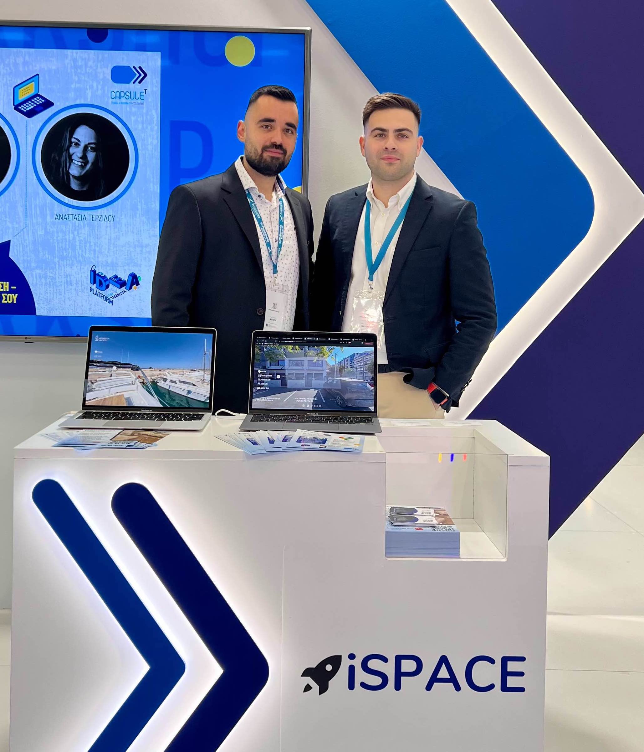 iSPACE Founders at a tradeshow
