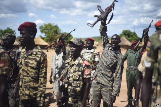 أفراد من جيش تحرير شعب السودان