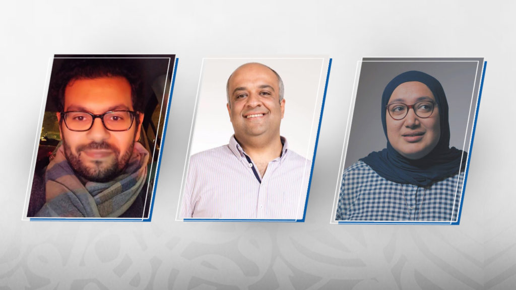 دعاء عارف وأحمد جلال وأحمد المالكي