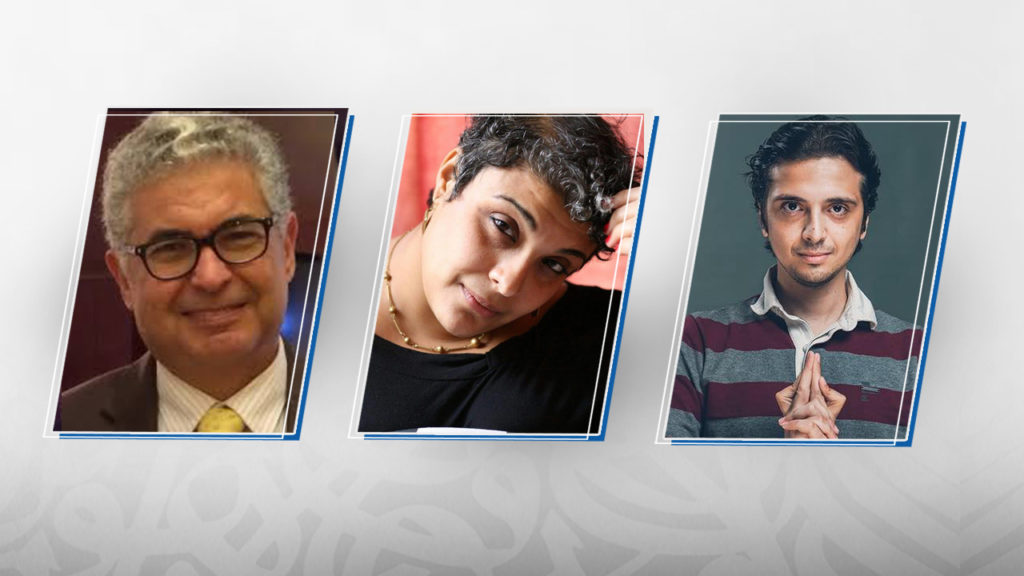 أحمد علاء وهبة الشيخ وأيمن عاشور