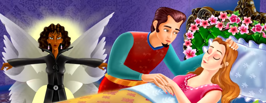 قصص أطفال، الجميلة النائمة