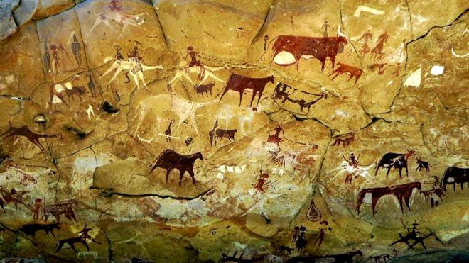 عصر ما قبل التاريخ، تشاد، فن تجريدي، فن تشكيلي