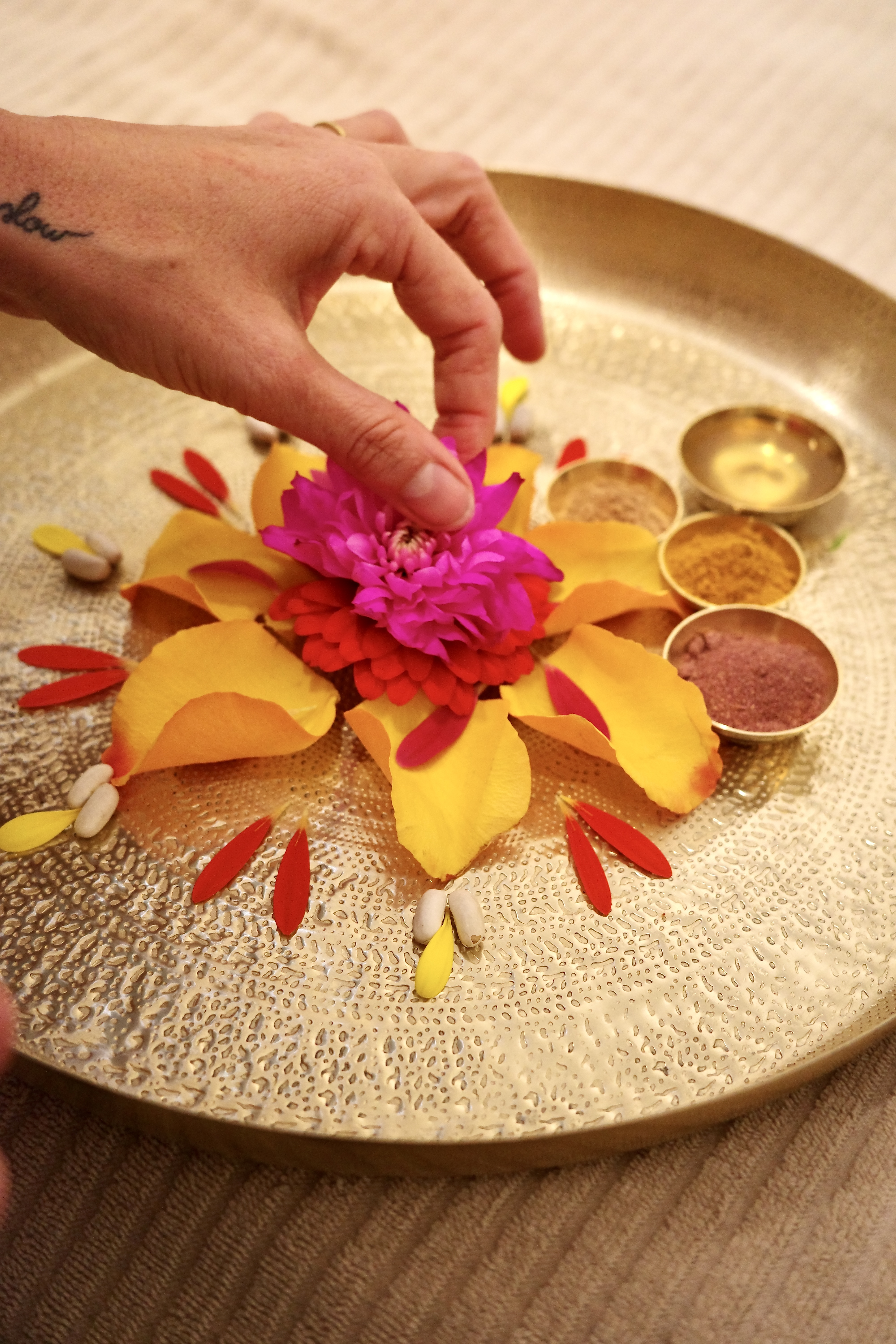 Le soin du visage sensoriel Rose et Santal