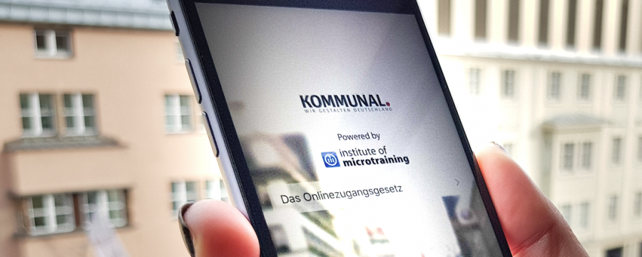 eine neue Smartphone App für Mitarbeiter in Verwaltungen soll helfen, alle innerhalb einer Gemeinde auf den aktuellen Stand zu bringen - spielerisch per Kurzvideo