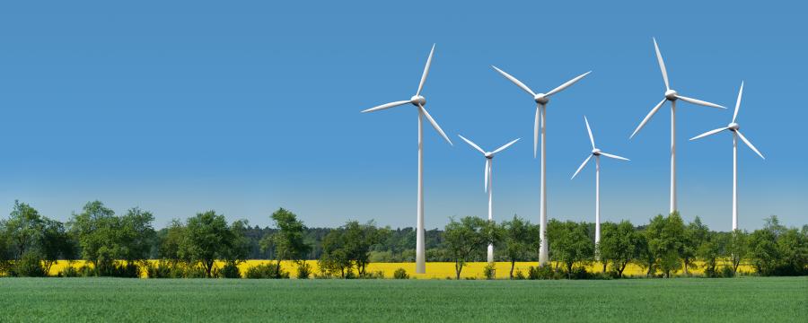 Rückgang der Windenergie