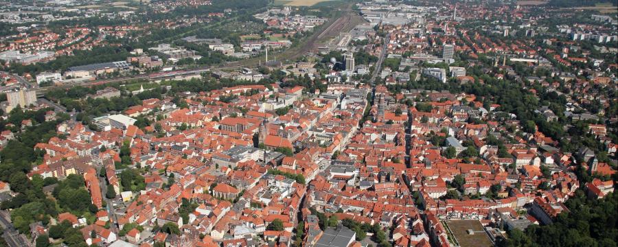 Luftbild von Göttingen