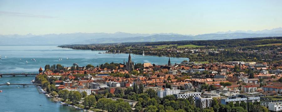 Hier geht noch mehr Photovoltaik: die Dächer von Konstanz