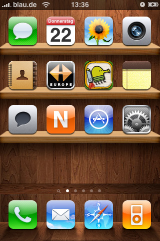 iPhone "Shelves"