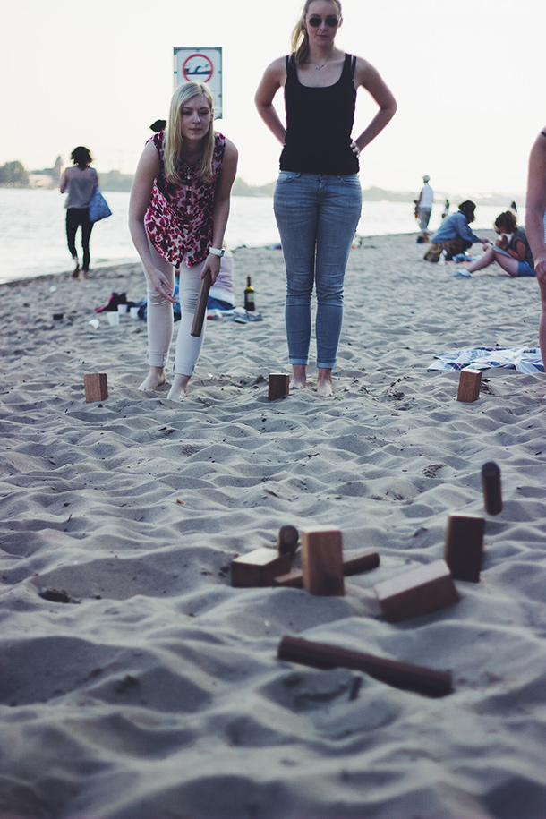 Kupp am Strand