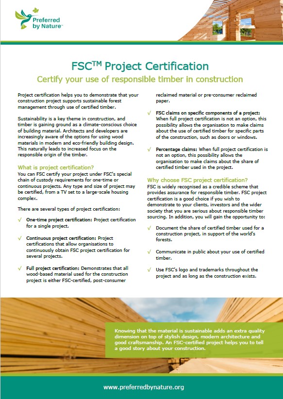 FSCProjectCertificationCover