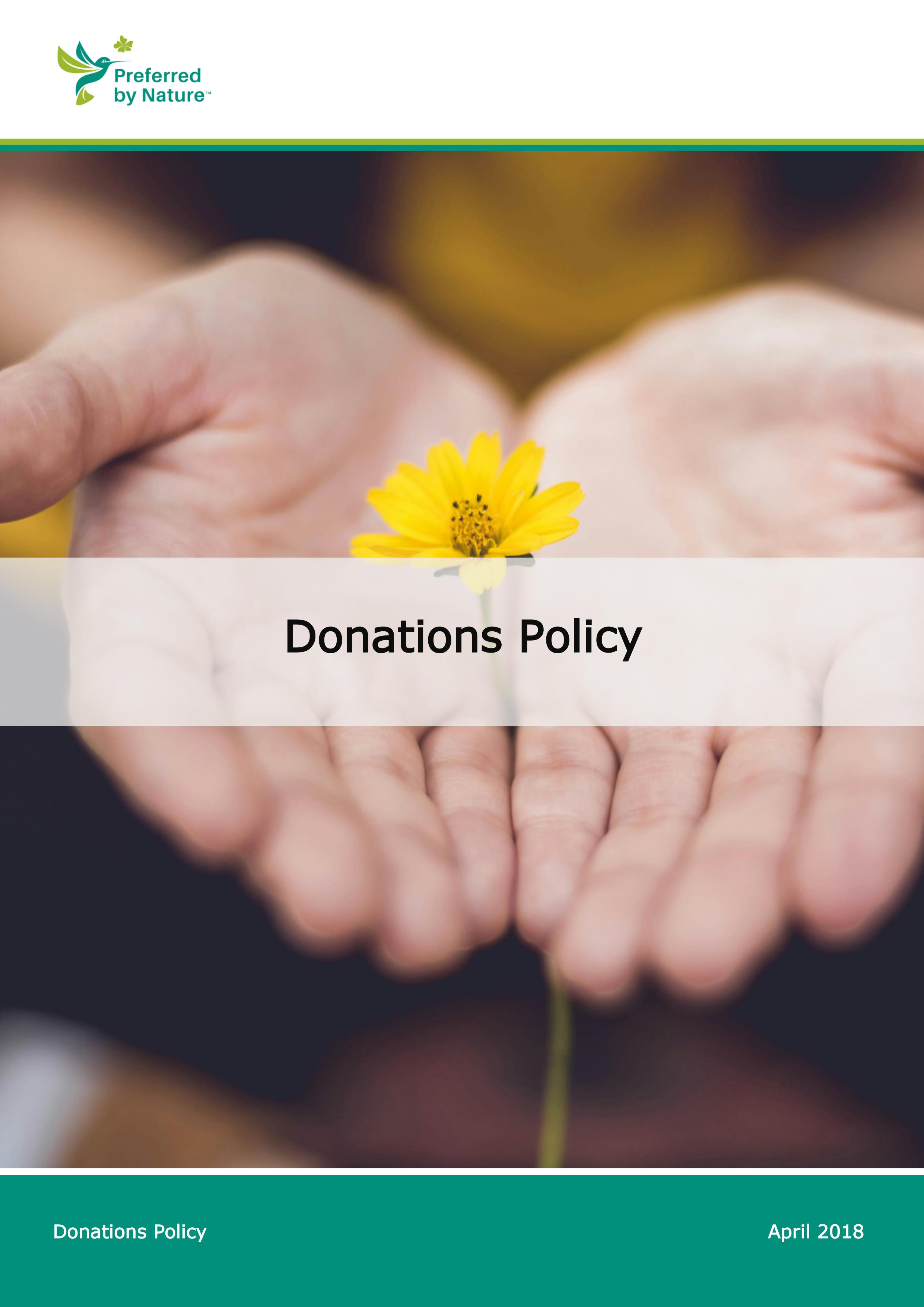 Donations-Policy-30April18