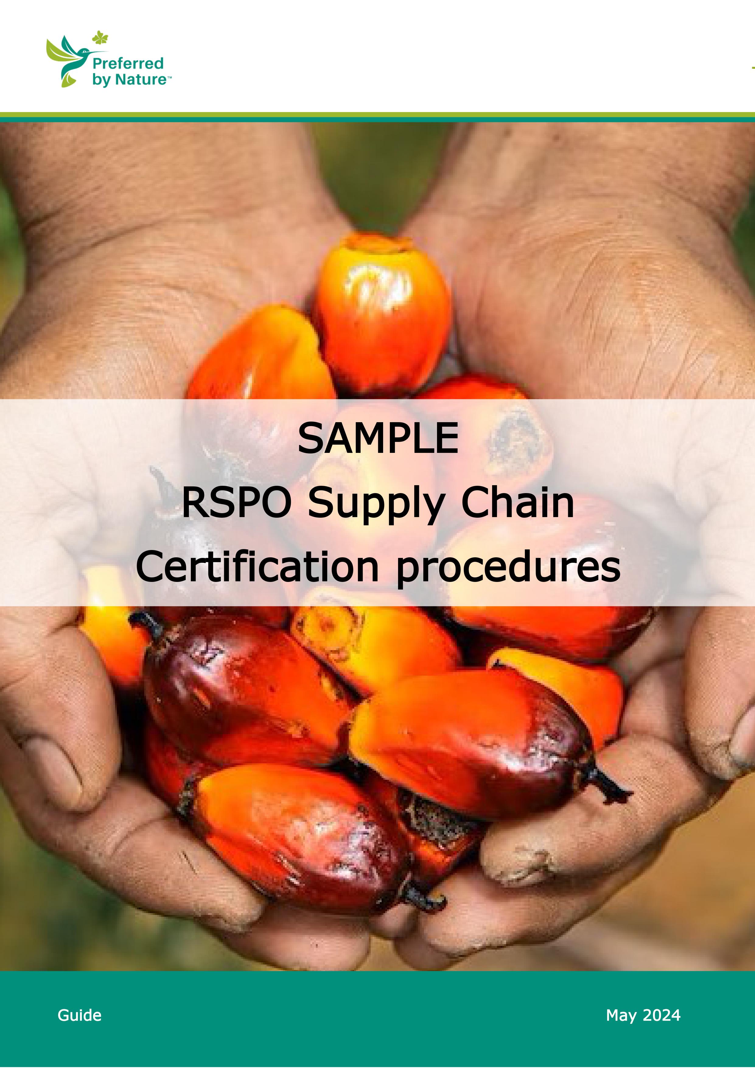 Sample RSPO SCC Procedures