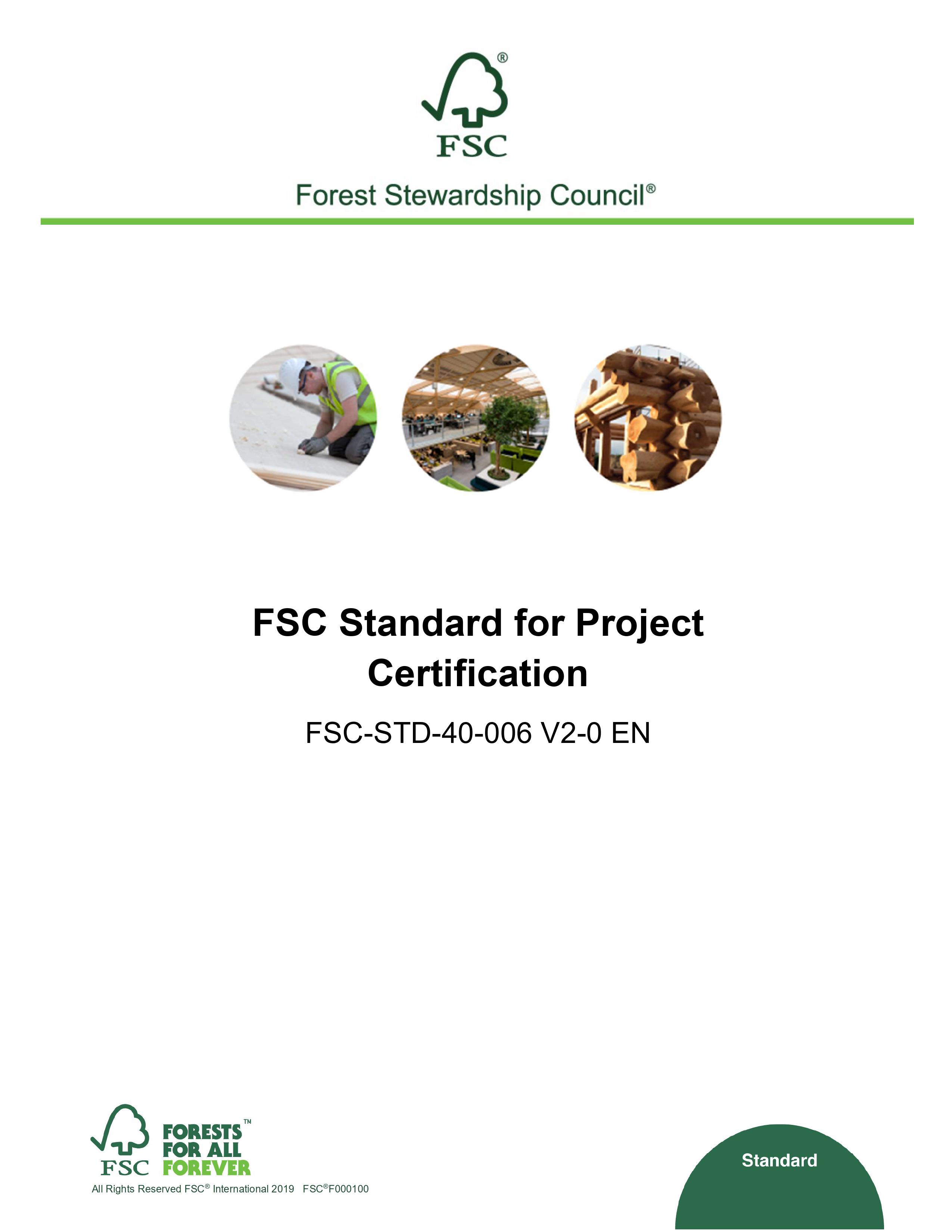 Standard Certyfikacji Projektu FSC
