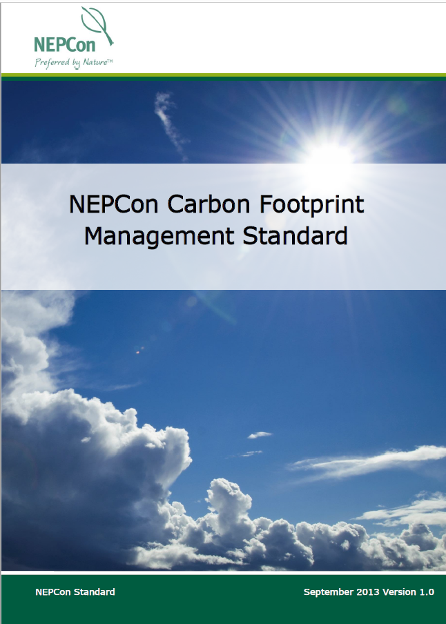 Carbon Footprint Management Standard Version 1.0