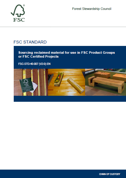 Standard FSC stosowania surowców z odzysku