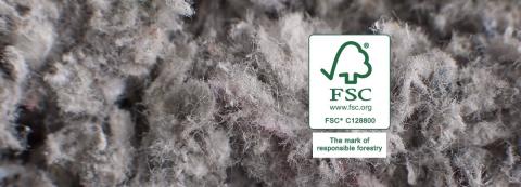 Stay warm in winter and cool in summer with FSC-certified insulation