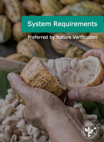 Sustainability Framework System Requirements V1.4